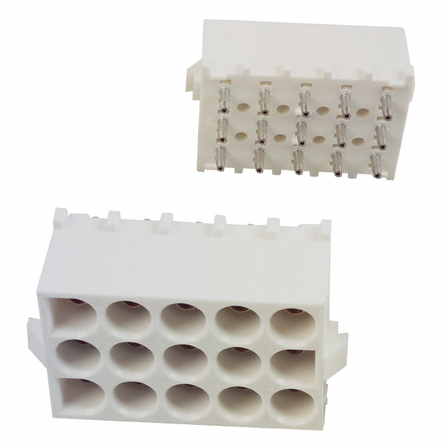 350434-4 TE Connectivity AMP Connectors  Embases à broches mâles